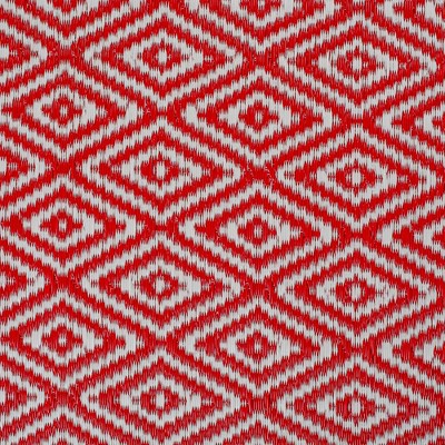 Rust Diamond 4' x 6' Synthetic Non-slip Rectangular Rug