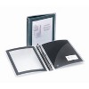 Avery Flexi-View Binder w/Round Rings 11 x 8 1/2 1 1/2" Cap Black 17637 - 2 of 4