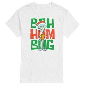 Men's - SpongeBob SquarePants - Squidward Bah Humbug Short Sleeve Graphic T-Shirt - 1 of 4