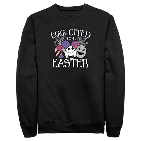 Men's The Nightmare Before Christmas Egg-Cited for Easter Sweatshirt - image 1 of 4