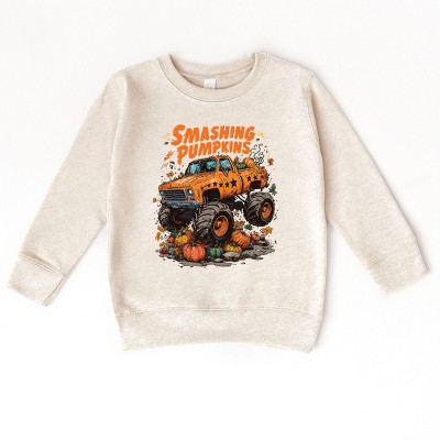 Smashing Pumpkins Monster Truck Grunge - Kids Toddler Graphic Sweatshirt and Kids Youth Graphic Sweatshirt