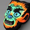 Adult Masks Glows Under Blacklight Wolf - Hyde and EEK! Boutique™ - 3 of 4