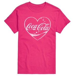Men's - Coca-Cola - Heart Logo Short Sleeve Graphic T-Shirt - 1 of 4