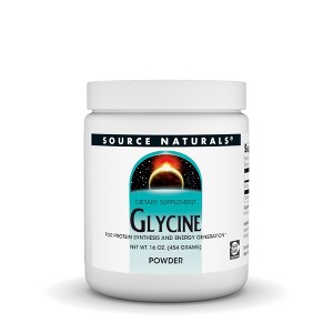 Glycine Powder by Source Naturals, Inc.  -  16 oz Powder - 1 of 3