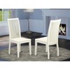 HomeStock Coastal Cool Dining Chair with Slatted Back - 2 of 3