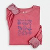 Simply Sage Market The Ocean Is Calling Collage Lightweight Garment Dyed Sweatshirt - 2 of 4