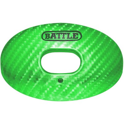 Battle Sports Carbon Chrome Oxygen Lip Protector Mouthguard with Strap