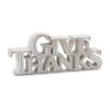Happy Harvest and Give Thanks Sign Set of 2 – 3.5 in Height Fall Tabletop Decor By Melrose - 2 of 3