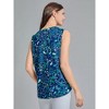 Jones New York Sleeveless V-Neck Pleat Front Top - 3 of 3