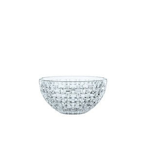 Nachtmann Bossa Nova 4.7" Serving Bowl – Lead-Free Crystal Glass, Multi-Faceted Basket Structure, Elegant Long-Lasting Crystal – Made in Germany - 1 of 4