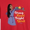 Women's - Disney - Strong Heart Bright Spirit Cropped Graphic T-Shirt - 2 of 4