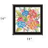 HomeRoots Spring Floral Black Framed Print Wall Art - 3 of 4