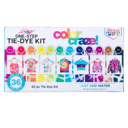 Kool Krafts Tie Dye Kit - Tie Dye Kits for Kids - Includes 4 White T-Shirt - 12 Large Colors Tie Dye - Tie Dye Kits for Adults - Tie Dye Party