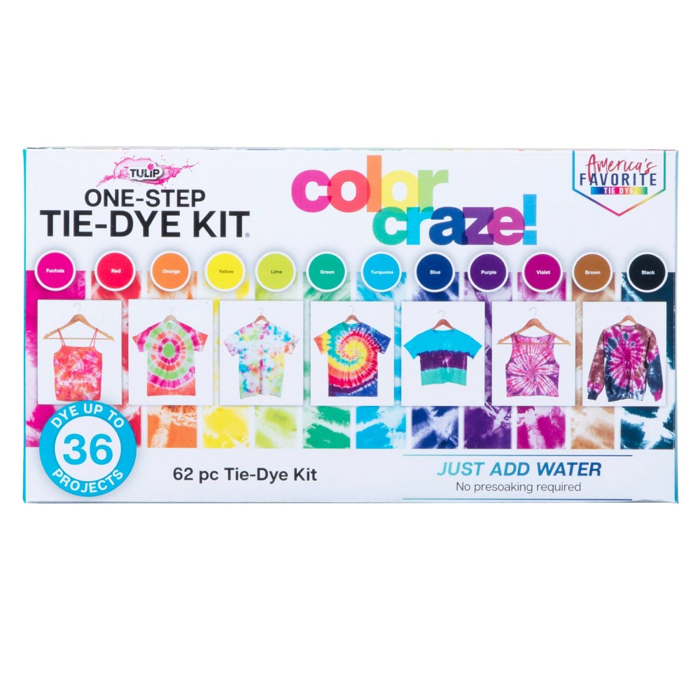 Photos - Creativity Set / Science Kit One Step Color Craze 12 Color Tie Dye Kit - Tulip Color