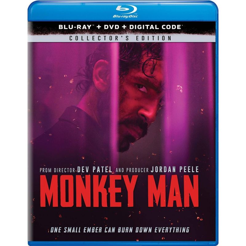 Monkey Man Collector's Edition Blu-ray + DVD + Digital Code