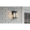 McAlister 1-Light Earth Black Outdoor Wall Lantern - 3 of 4