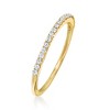 Ross-Simons 0.20 ct. t.w. Diamond Ring in 14kt Yellow Gold - 3 of 4