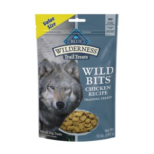 Blue Buffalo Wilderness Trail Treats Wild Bits High Protein Grain-Free Soft-Moist Training Dog Treats Chicken Recipe - 1 of 4