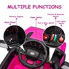 Jojoka  12V Electric Ride-On Truck for Kids with Remote Control, Dual Motors, 2 Speeds, Music Player, LED Lights, Ride on Toys for Ages 2-6 - 3 of 4