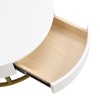 Sapphtopaz Modern Nesting Coffee Table with 2 Drawers Home Decor Sofa Side Table Center Table for Living Room - 3 of 4