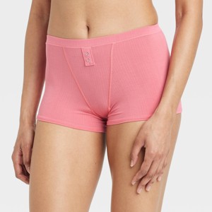 Women's Modal Blend Stretch Boy Shorts Underwear - Auden™ - 1 of 4