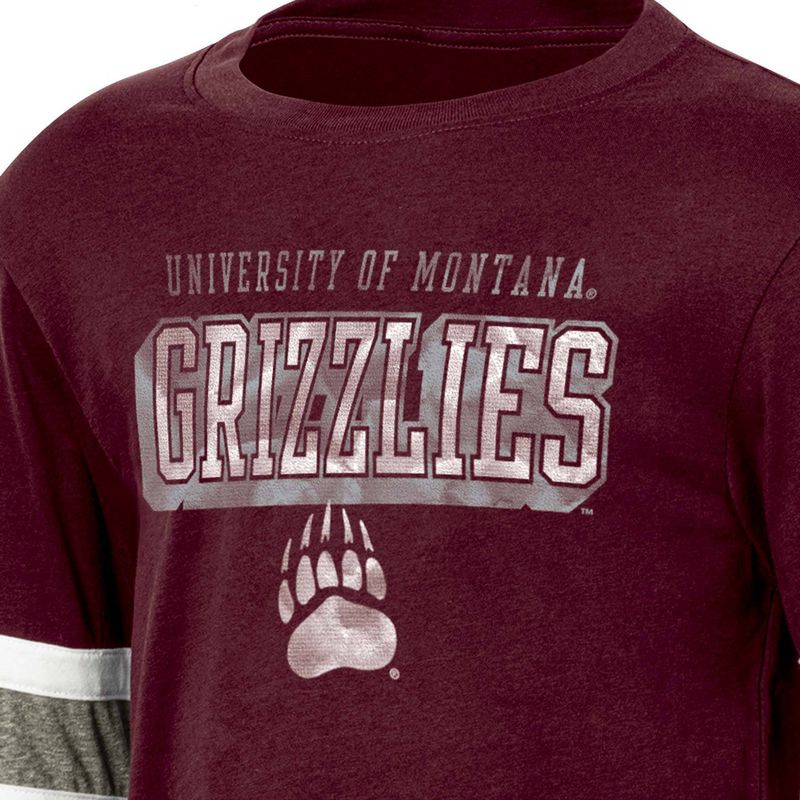 NCAA Montana Grizzlies Boys&#39; Long Sleeve T-Shirt, 3 of 4