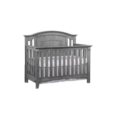 Oxford Baby Willowbrook 4 in 1 Convertible Crib Graphite Gray