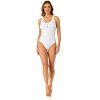 Anne Cole Women's Live In Color Textured Scoop Neck Front Racerback One Piece Swimsuit - 3 of 4