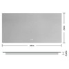 Keonjinn Smart LED Bathroom Vanity Wall Mirror, 3 Color Temperatures Dimmable, Frontlit & Backlit, Dimmable, Acrylic Edge, Anti Fog, Radar Sensor - 3 of 4
