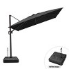 Crestlive Products 9x11FT Cantilever Patio Umbrella UV30+ Outdoor 360 Degree Rotation Offset Umbrella 6 Heights Adjustable - 2 of 4