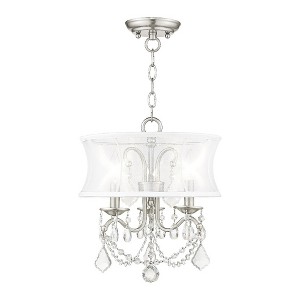 Livex Lighting Newcastle 3 - Light Chandelier in  Brushed Nickel - 1 of 1