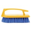 Rubbermaid Commercial FG648200COBLT 6 in. Iron-Shaped Scrub Brush - Yellow/Blue - 3 of 4