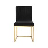 Meridian Furniture,Giselle Velvet Dining Chair, Set of 2 - 3 of 4