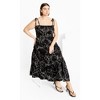 CITY CHIC | Women's Plus Size  Marli Print Maxi Dress - black - 20W - 2 of 4