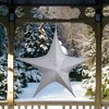 Northlight Silver Tinsel Foldable Glitter Star Outdoor Christmas Decoration - 44" - Silver - image 2 of 4