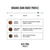 Real Good Coffee Whole Bean Coffee - Organic Dark Roast Coffee Beans - 2 Pound Bag - 100% Whole Arabica Beans - 3 of 4