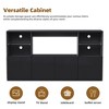 67.7" MDF High Gloss TV Stand with LED Lights, Sideboard Cabinet with Tempered Glass Shelves, and Large Storage Cabinets for Living Room - 4 of 4