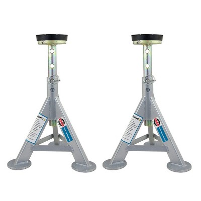 Esco 10499 3 Ton Adjustable Shorty Style Low Profile Car Jack Stand  (2 Pack)