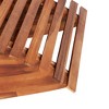 vidaXL Sun Lounger Light Brown Acacia wood Ergonomic Rocking Sun Lounger - 3 of 4