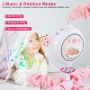 Babyluv"Musical Crib Mobile for Baby Girls with 12 Melodies, Flower Rattles, 3 Modes & Volume Control"Pink - 4 of 4