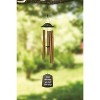 Manual Woodworkers and Weavers You Shall Find Refuge Wind Chime, 30 Inches Tall, Inspirational Bronze-Tone Chime with Comforting Scripture Message - 3 of 3