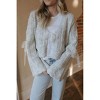 Women's Lace Tie Front Cardigan - STORIA - 4 of 4