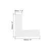 Unique Bargains L Shaped Floor Office Table Top Location Marking Corner 20 Pcs - 2 of 4