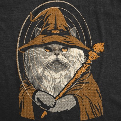 Мужские футболки Crazy Dog T-Shirts, Inc. Mens Funny T Shirts Kitty Wizard Magic Cat Graphic Tee for Men - Crazy Dog Men's T Shirt For Cat Lovers Black XL — фото 2