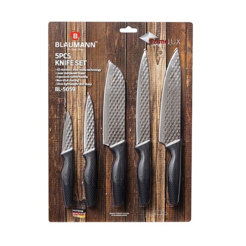 Berlinger Haus 5 Piece Kitchen Knife Set With Ergonomic Soft-touch