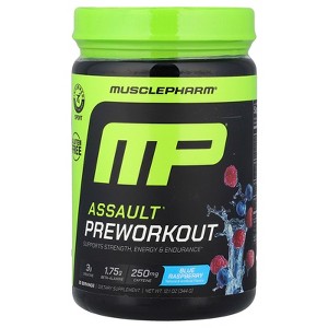 MusclePharm Assault® Preworkout, Blue Raspberry , 12.1 oz (344 g) - 1 of 4