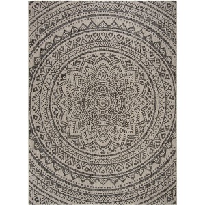Courtyard CY8734 UV & Stain Resistant Non-Shedding Power Loomed Indoor/Outdoor Rugs - Safavieh - 1 of 4