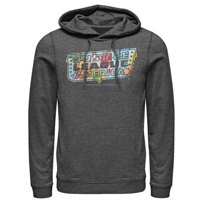 Men's Justice League Dragon Fruit Logo Pull Over Hoodie