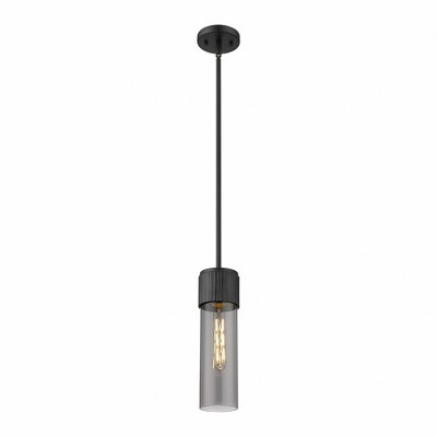 Bolivar - 1 Light Pendant In Industrial Style-13.5 Inches Tall and 4 Inches Wide