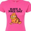 Women's - Garfield - Have A Nice Day Retro Fitted Graphic T-Shirt - 2 of 3